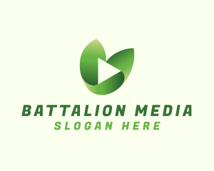 Nature Media Player logo design