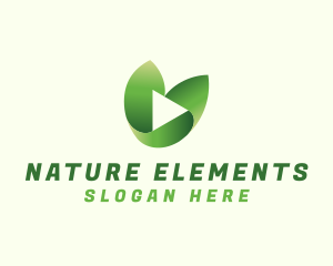 Nature Media Player logo design