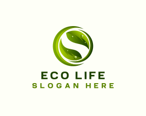 Environmental Plant Leaf logo design