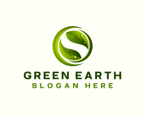 Environmental Plant Leaf logo design