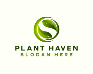 Environmental Plant Leaf logo design