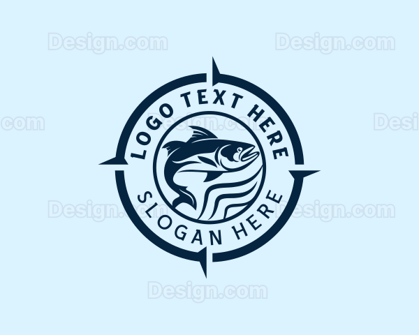 Fish Salmon Fishery Logo