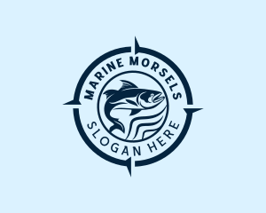 Fish Salmon Fishery logo design