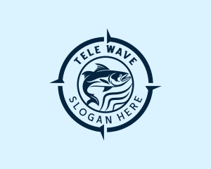 Fish Salmon Fishery logo design