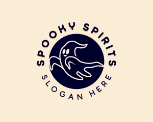 Halloween Ghost Costume logo design
