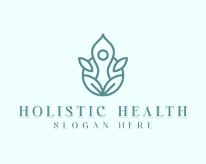 Health Meditation Zen logo design