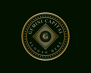 Luxury Finance Bank logo design