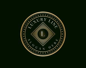 Luxury Finance Bank logo design