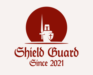 Medieval Royal Guard logo design