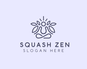 Spiritual Meditation Yoga logo design