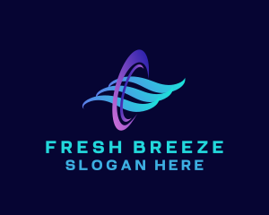 Cooling Wave Breeze logo design