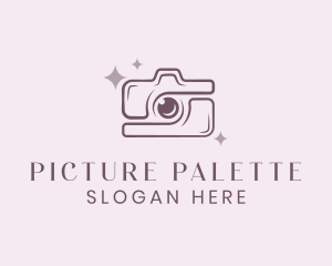 Camera Lens Sparkle logo
