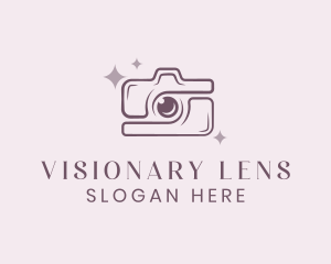 Camera Lens Sparkle logo