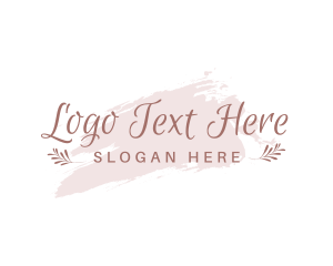 Blush Feminine Wordmark logo