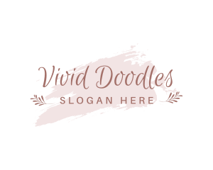 Blush Feminine Wordmark logo design