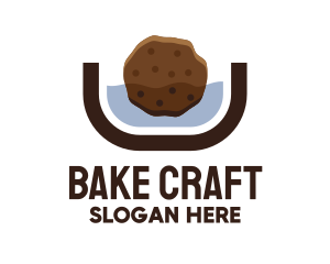 Chocolate Cookie Dip logo design