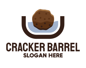 Chocolate Cookie Dip logo design