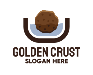 Chocolate Cookie Dip logo design