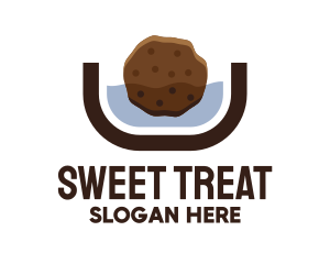 Chocolate Cookie Dip logo design