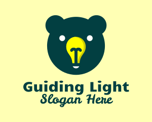 Bear Head Light logo design