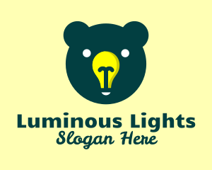 Bear Head Light logo design