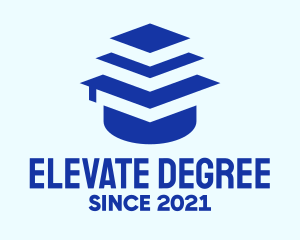 Graduation Cap Learning logo design