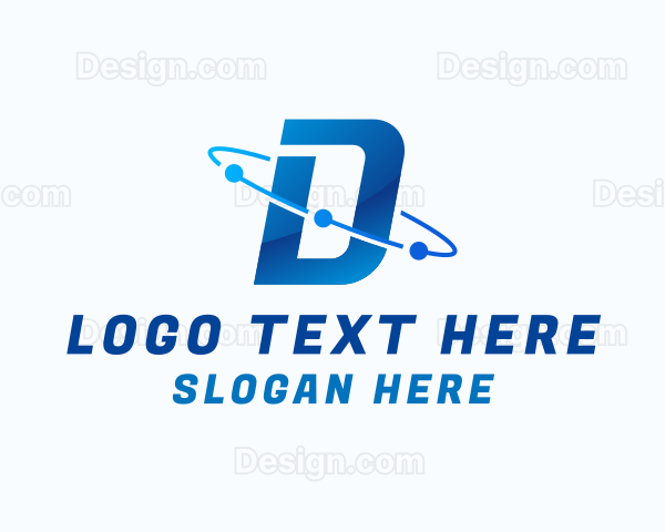 Business Orbit Letter D Logo