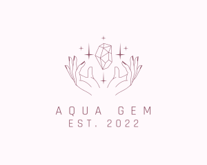 Luxury Precious Gem Wellness logo design