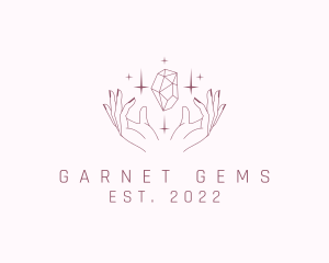 Luxury Precious Gem Wellness logo design