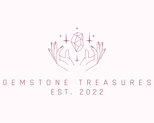 Luxury Precious Gem Wellness logo design