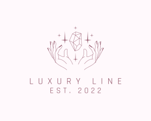 Luxury Precious Gem Wellness logo design