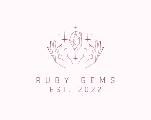 Luxury Precious Gem Wellness logo design