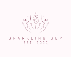 Luxury Precious Gem Wellness logo design