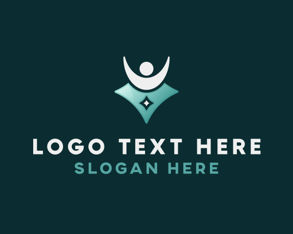 Human logo example 3