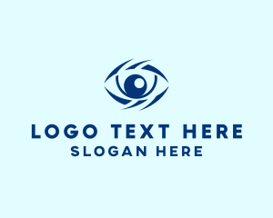 Ophthalmology - Blue Optical Eye logo design