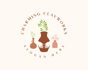 Artisan Pottery Vase logo