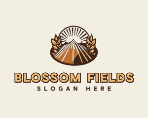 Wheat Field Farming logo design