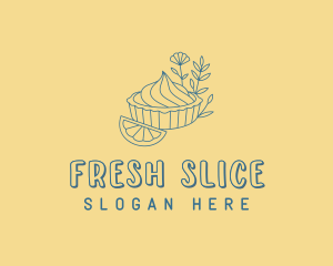 Lime Pie Dessert logo design