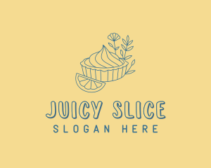 Lime Pie Dessert logo design