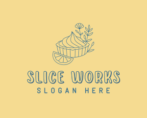 Lime Pie Dessert logo design