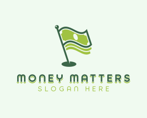 Cash Money Flag logo design