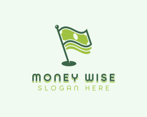 Cash Money Flag logo design