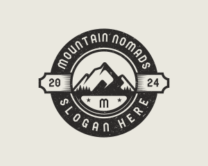 Mountain Forest Camping logo design