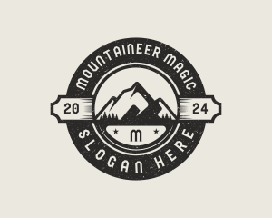 Mountain Forest Camping logo design