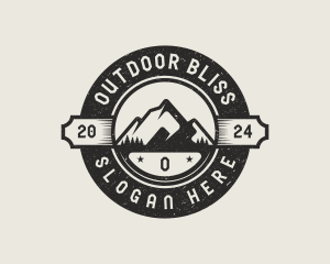 Mountain Forest Camping logo design