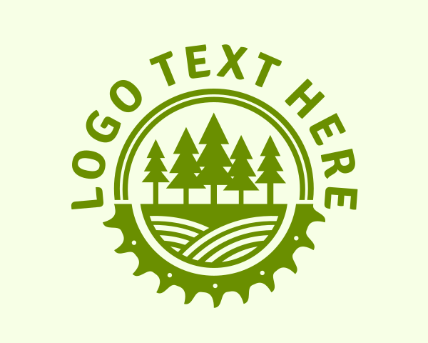 Lumber Mill logo example 3