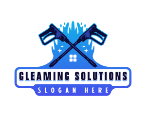 House Splash Cleaner logo design