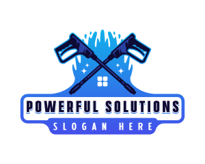 House Splash Cleaner logo design