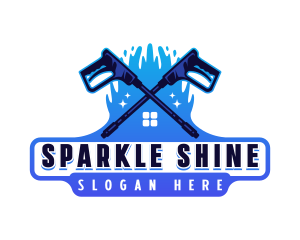 House Splash Cleaner logo design