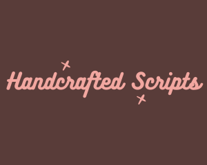 Feminine Cursive Wordmark logo